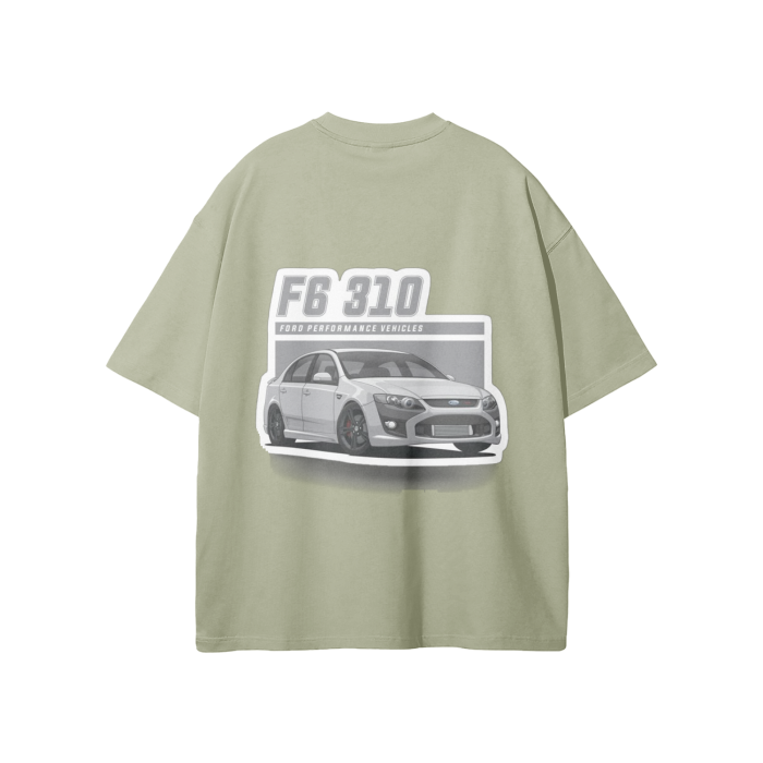 Ford F6 310 Heavyweight Loose Fit T — detail shot