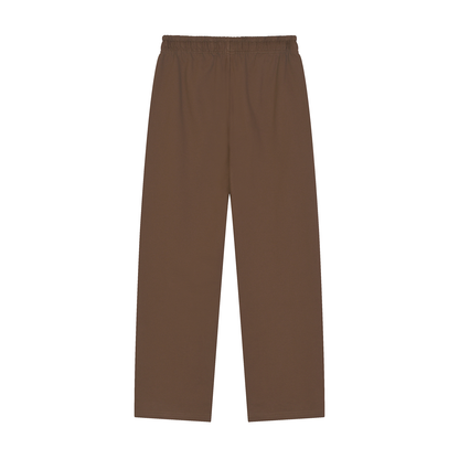 Straight Cut Trackies (white logo)