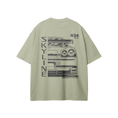 Nissan GTR R34 Heavyweight Loose Fit T — front view
