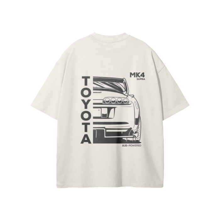 Toyota Supra MK4 Heavyweight Loose Fit T — detail shot