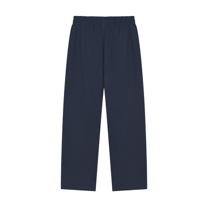 Straight Cut Trackies (white logo)