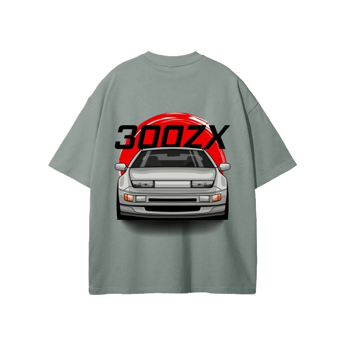 Nissan 300ZX Frontend Heavyweight Loose Fit T-Shirt