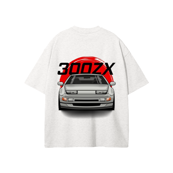 Nissan 300ZX Frontend Heavyweight Loose Fit T-Shirt
