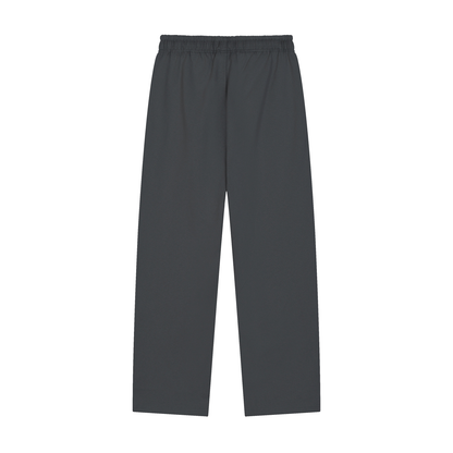 Straight Cut Trackies (white logo)