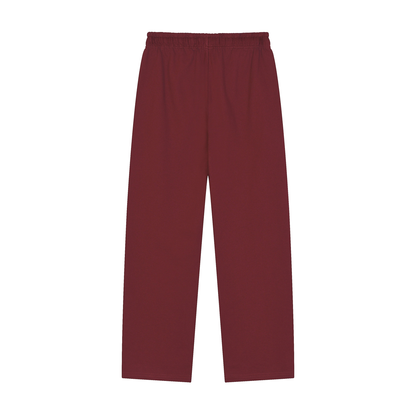 Straight Cut Trackies (white logo)
