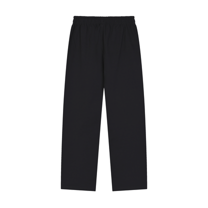 Straight Cut Trackies (white logo)