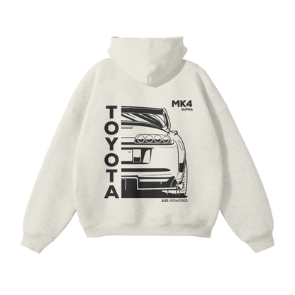 MK4 Supra Oversized Fleece Hoodie — front view