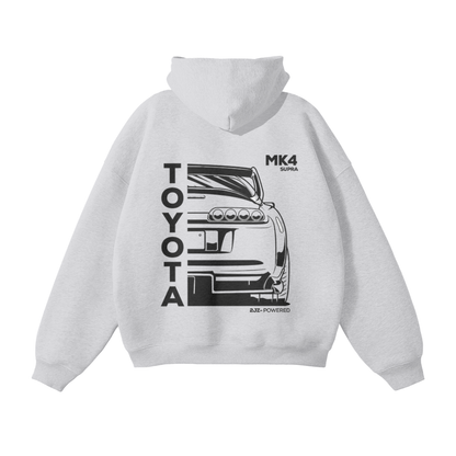 MK4 Supra Oversized Fleece Hoodie — side view