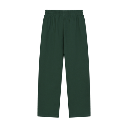 Straight Cut Trackies (white logo)