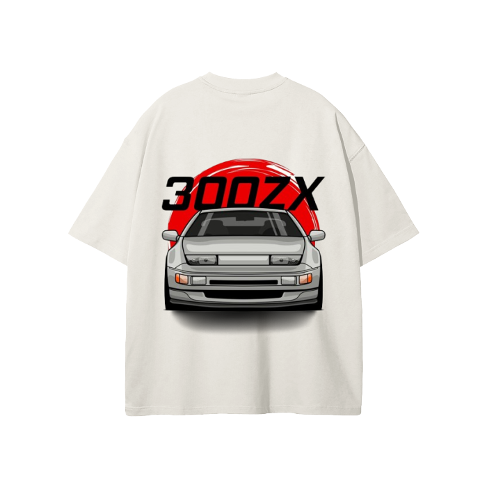 Nissan 300ZX Frontend Heavyweight Loose Fit T-Shirt