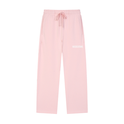 Straight Cut Trackies (white logo)