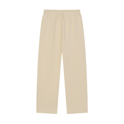 Straight Cut Trackies (white logo)